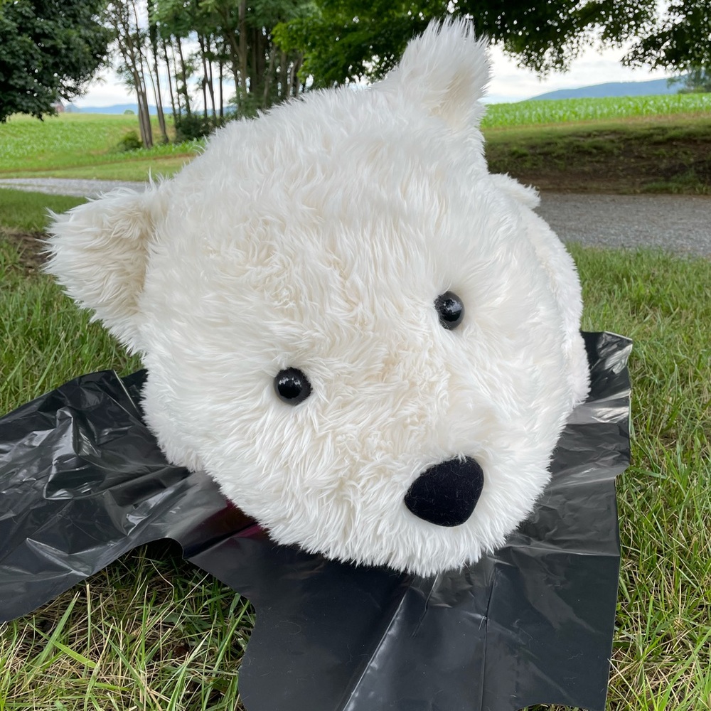 HUGE JUMBO AMERICAN GIRL COCONUT Westie Plush Dog Stuffed Animal Display RARE❗️